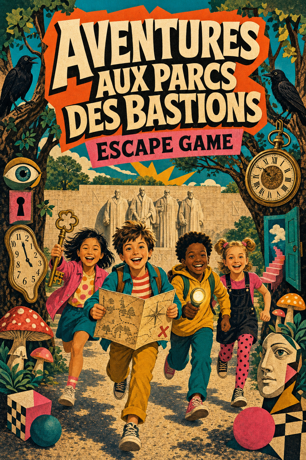 Aventures aux parcs des Bastions — Escape Game